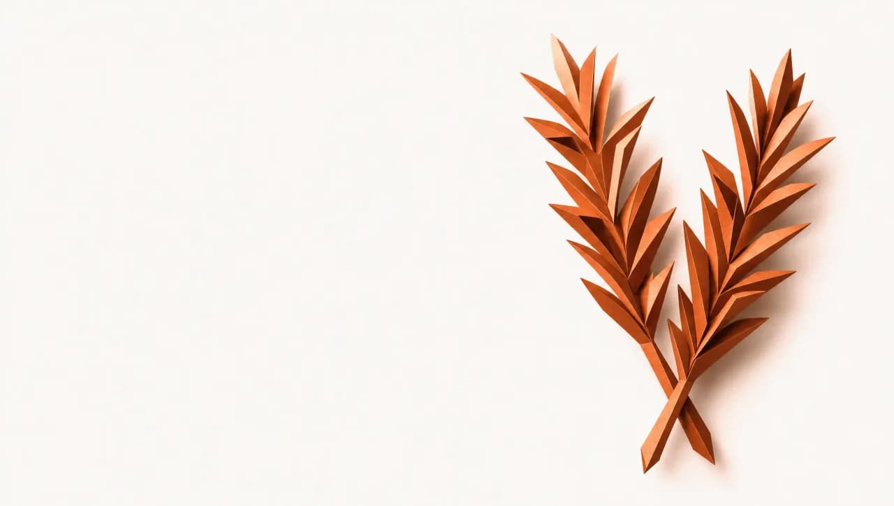 Camphen — stilisierte Illustration typischer Quellen (Zypressen, Rosmarin, Salbei)
